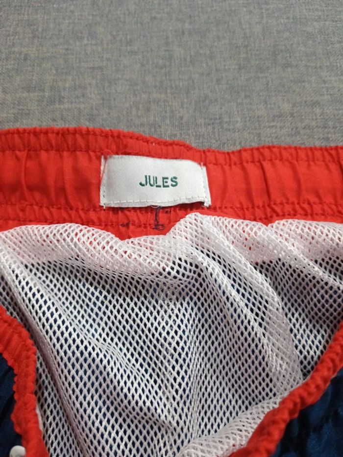 C58 short de bain orange/bleu Jules S - photo numéro 3