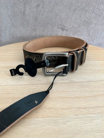 Ceinture en cuir marron taille 105 cm