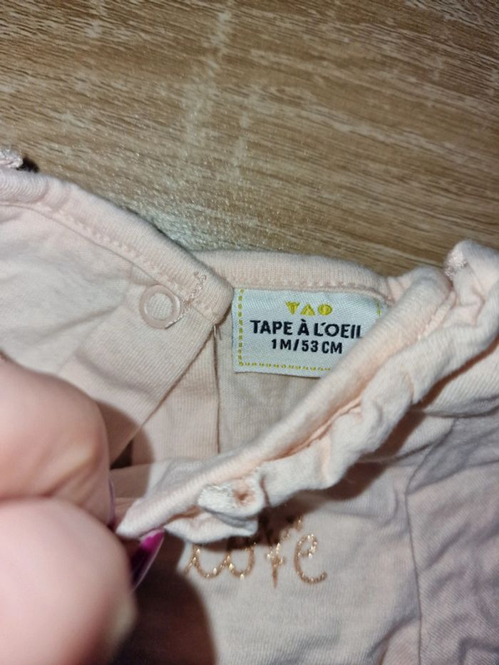 Lot 2 tshirt 1 mois - photo numéro 2