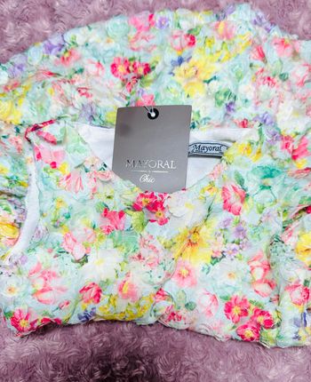  Robe Florale Chic & Raffinée – Mayoral – 12 mois / 80 cm