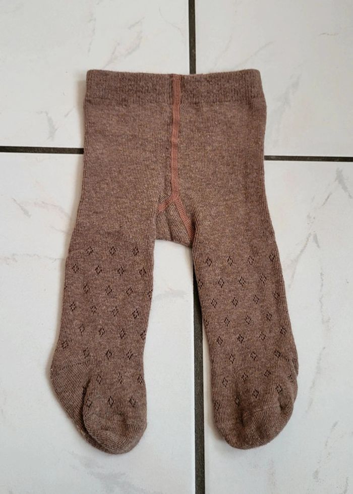 Collant brun bébé