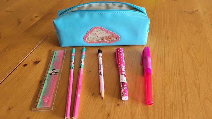 Trousse + stylos
