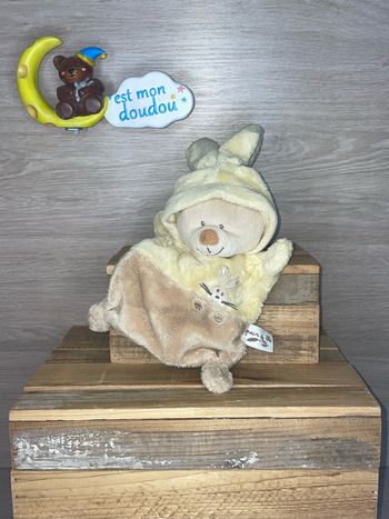 GDB46 doudou ours 🐻 grain de blé
