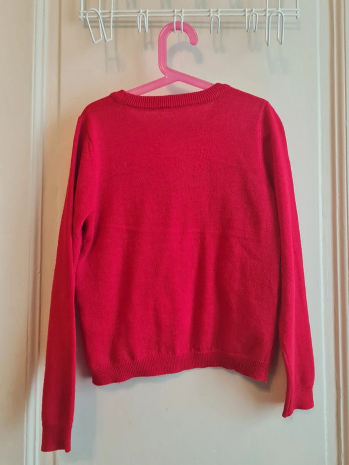 Pull rouge renne Primark taille 10-11 ans - photo numéro 2