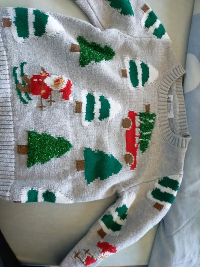Pull de Noël 2 ans