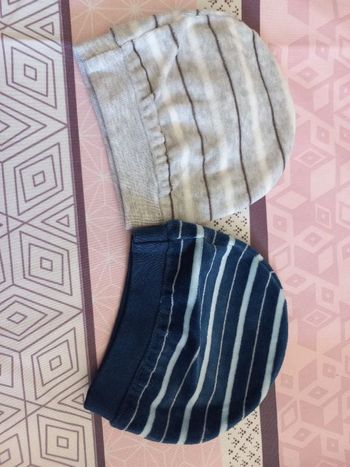 Lot de 2 bonnets bébé