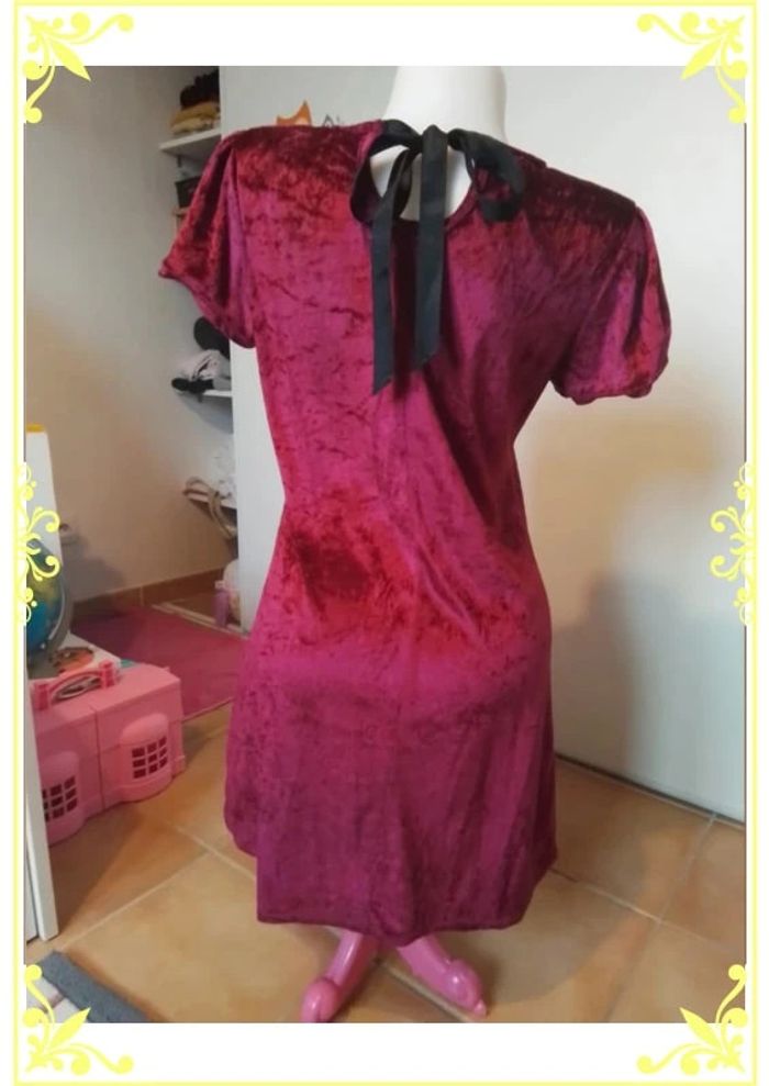 Robe velour - photo numéro 3