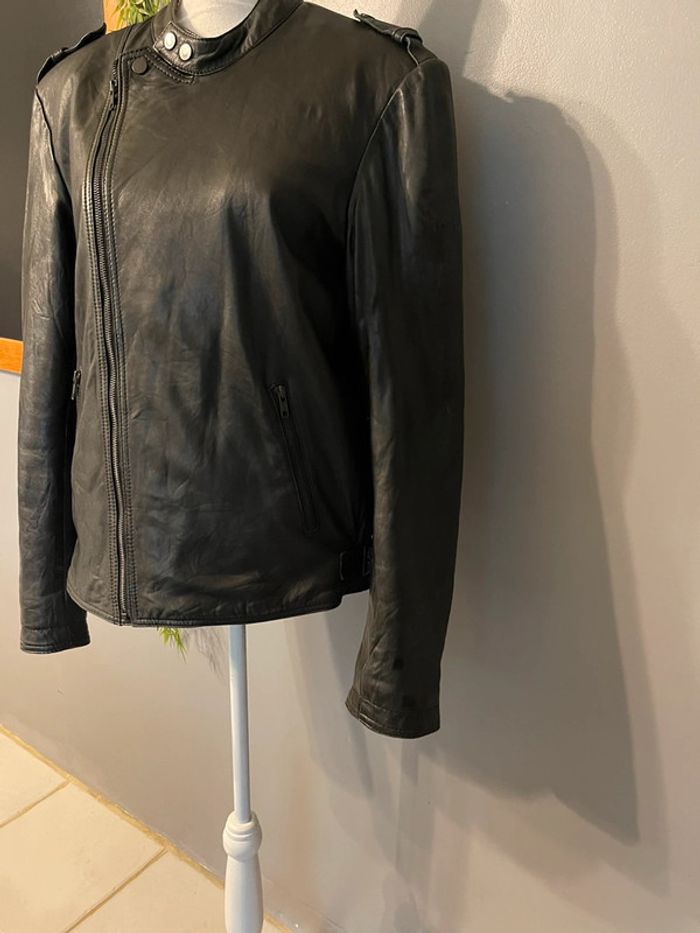 Veste en cuir Teddy Smith L - photo numéro 3