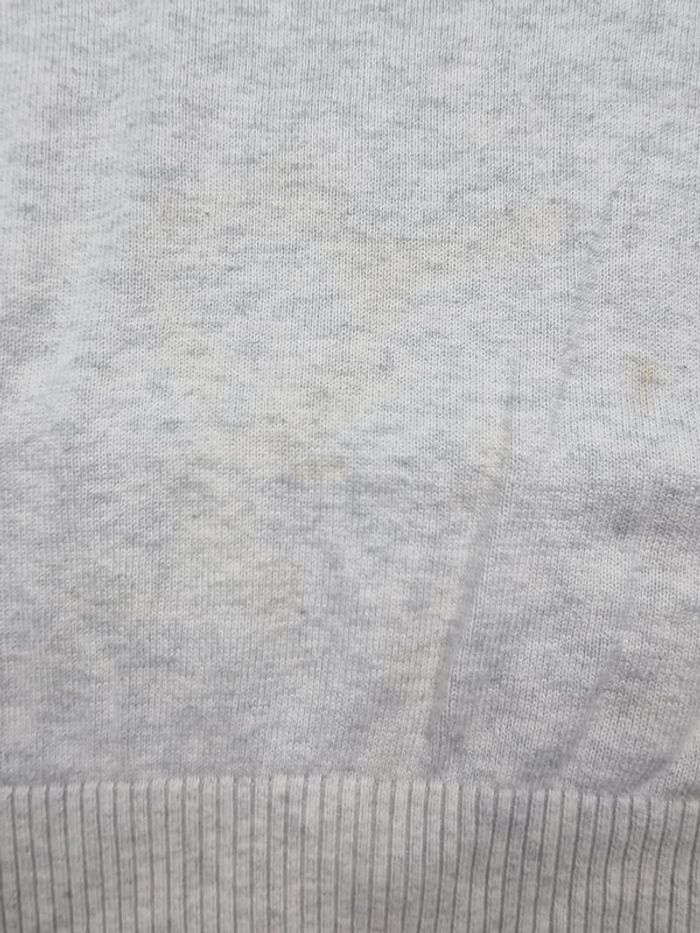 Pull col V Tommy Hilfiger gris clair, L Hommes - photo numéro 12
