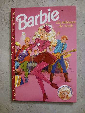 livre Barbie chanteuse de rock