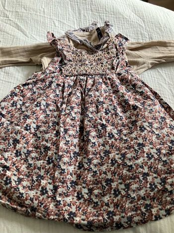 Ensemble robe + body Sergent Major 9 mois 71 cm