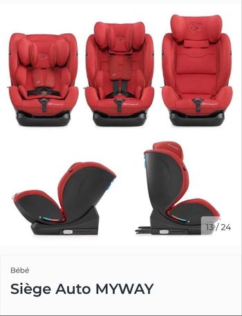 Siège auto évolutif myway kinderkraft 