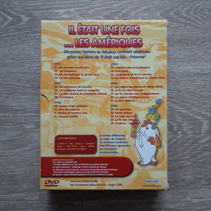 Coffret il était une fois les amériques l'intégrale 6 DVD - photo numéro 2