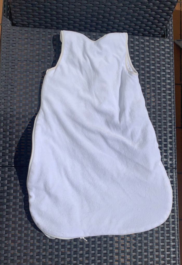 Gigoteuse nid d’ange bébé bleu/blanc 0/6 mois - photo numéro 5