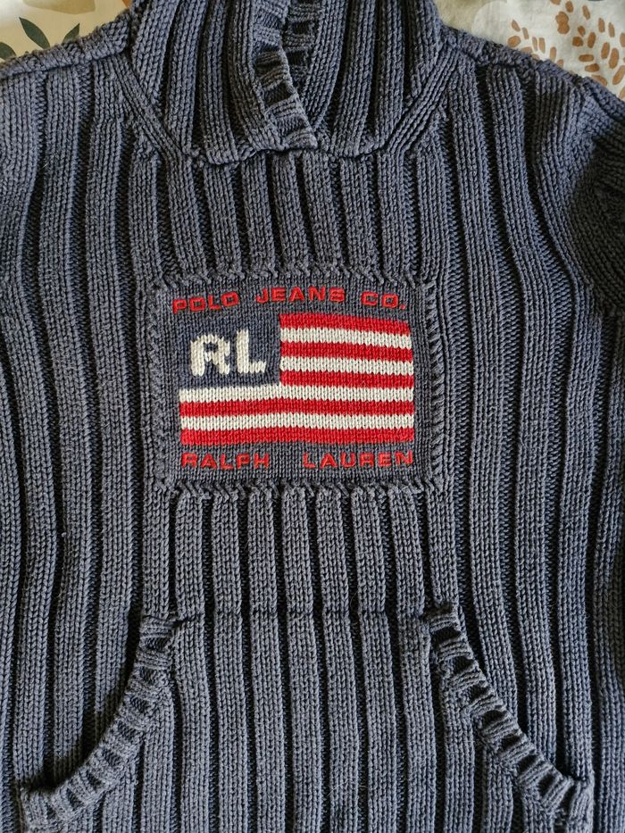 Pull à capuche femme/fille Ralph Lauren taille M - photo numéro 9
