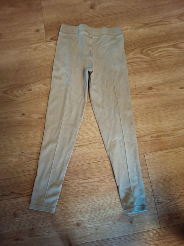Legging fille okaidi 8 ans beige - photo numéro 3