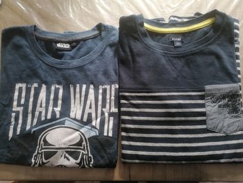 Lot de 2 t shirts garçon 12 ans