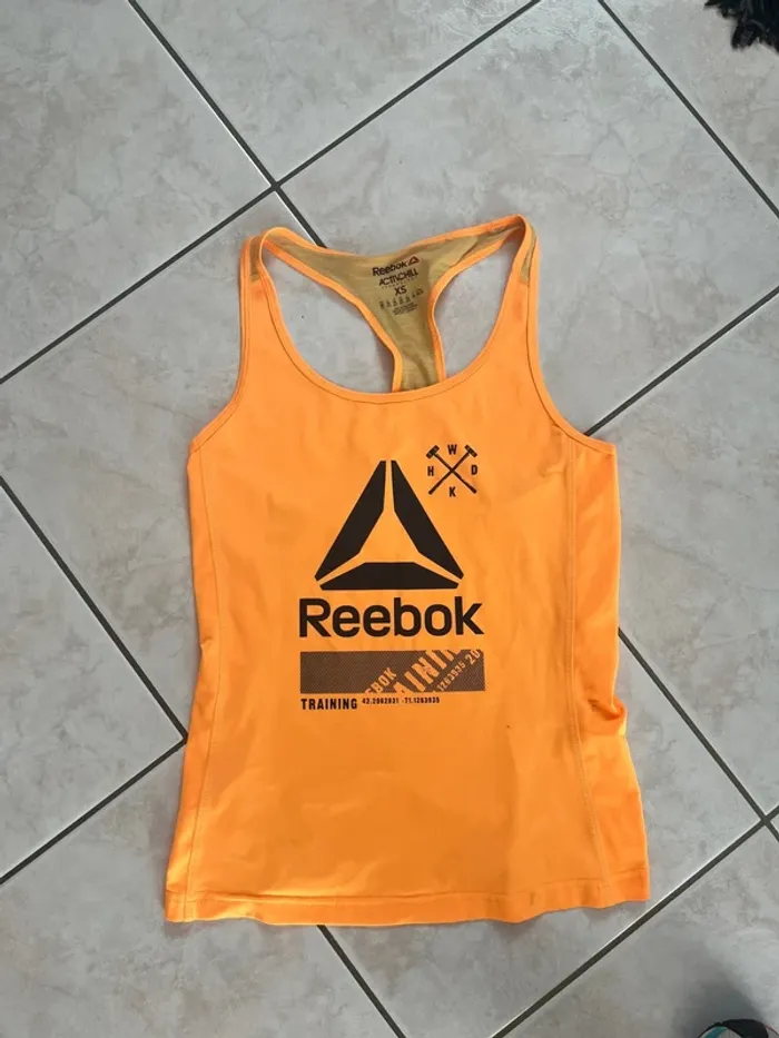 Débardeur de sport Reebok /XS / Orange / Excellent état