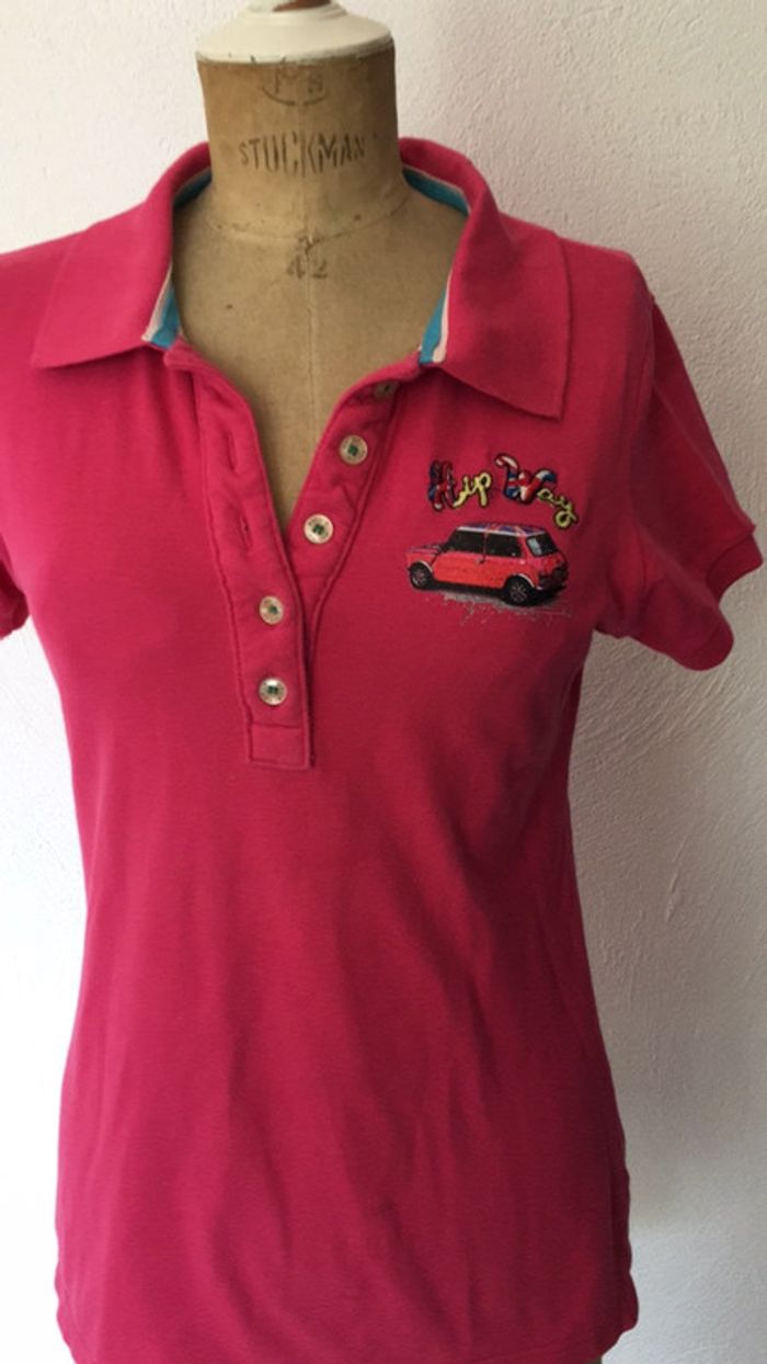 Polo rose fushia hip way - photo numéro 2