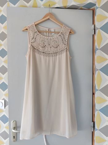 Robe beige taille M