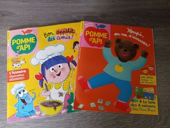 Lot de 2 magazines Pomme d'Api