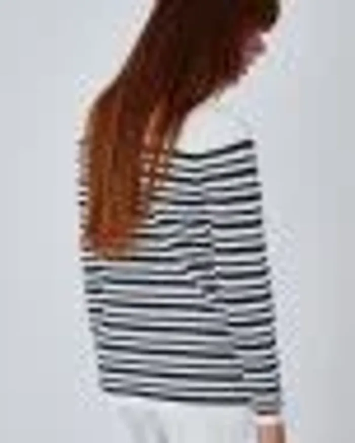 Rayé marine - Pull Marinière rayures brillantes – rayé marine – 46/48 - Damart - photo numéro 3