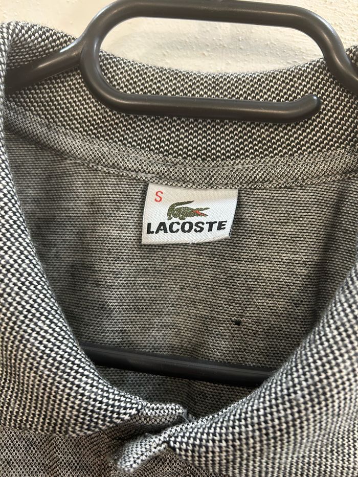 Polo Lacoste gris - photo numéro 3