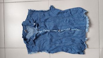 Chemise sans manche en jeans 40