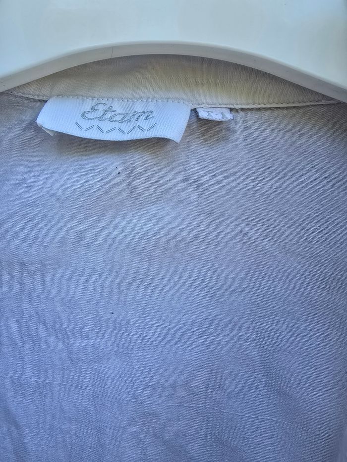 Chemisier blanc fine broderie 🍒vintage 90🍒taille 36/38/40 - photo numéro 9