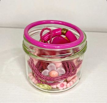 Lot de bijoux combo rose
