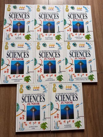 La grande encyclopédie des sciences junior,  8 livres
