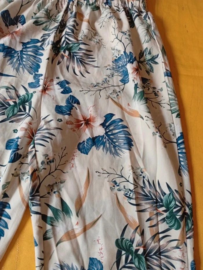 Pantalon fluide léger fleuri Taille S/M Shein - photo numéro 9