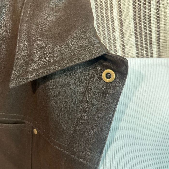 Ensemble marron effet cuir - photo numéro 5