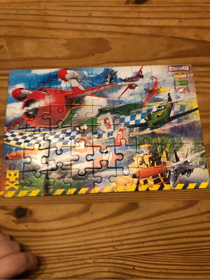 1 boîte de puzzle planes avec 4 puzzles - photo numéro 7