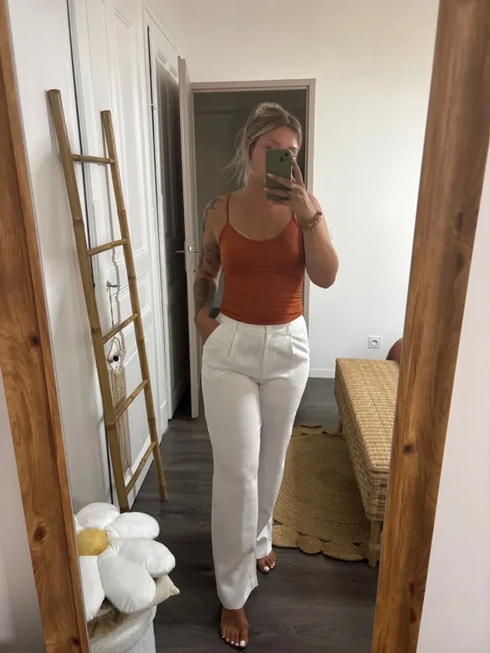 Pantalon blanc - photo numéro 2