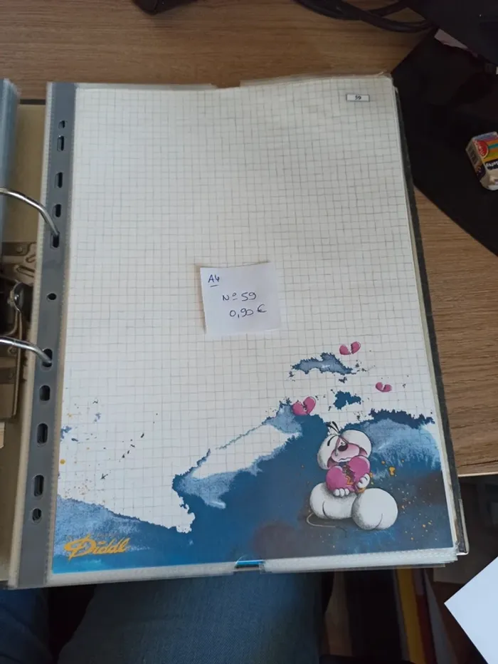 Feuille Diddl A4 59 0,90€