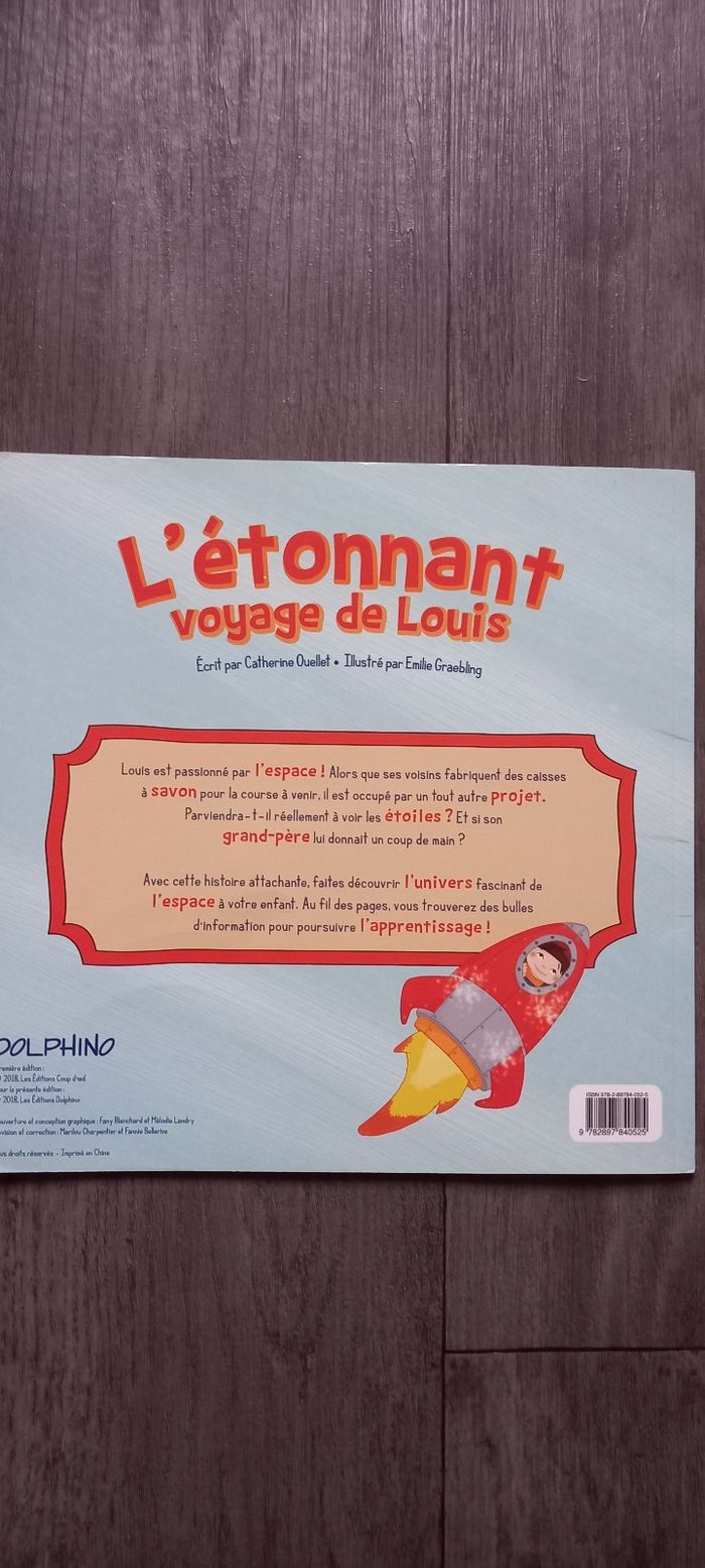 Livre L'étonnant voyage de Louis - photo numéro 2