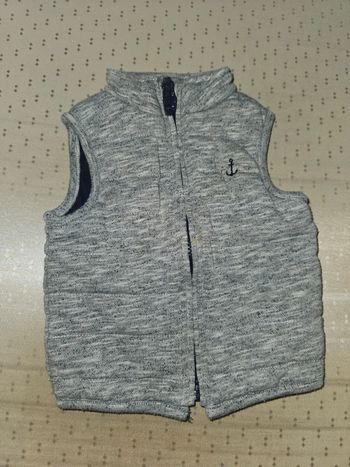 Veste sans manches grise
