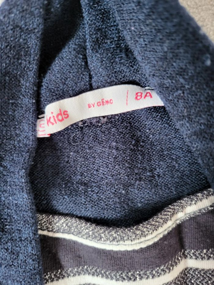 Tee-shirt/gilet effet 2en1 8 ans - photo numéro 4