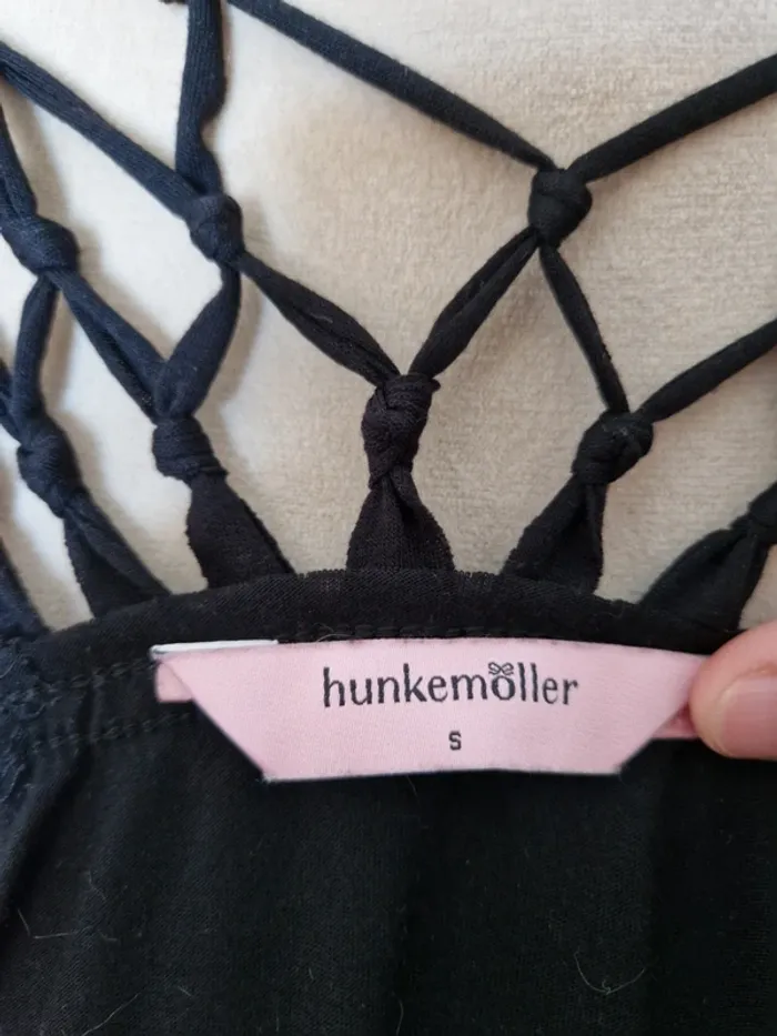 Combinaison short de nui taille s noir hunkemoller - photo numéro 5