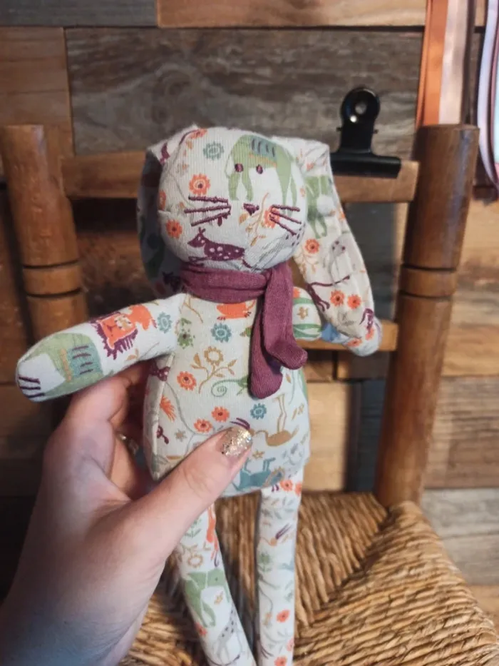 Peluche lapin petit bateau tbe - photo numéro 6