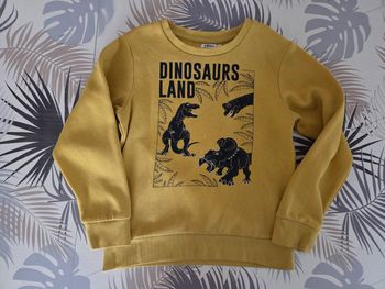 Pull dessin dinosaure