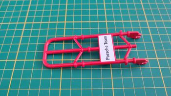 Châssis chariot Porsche team référence 30054512 pièce détachée Playmobil #C61