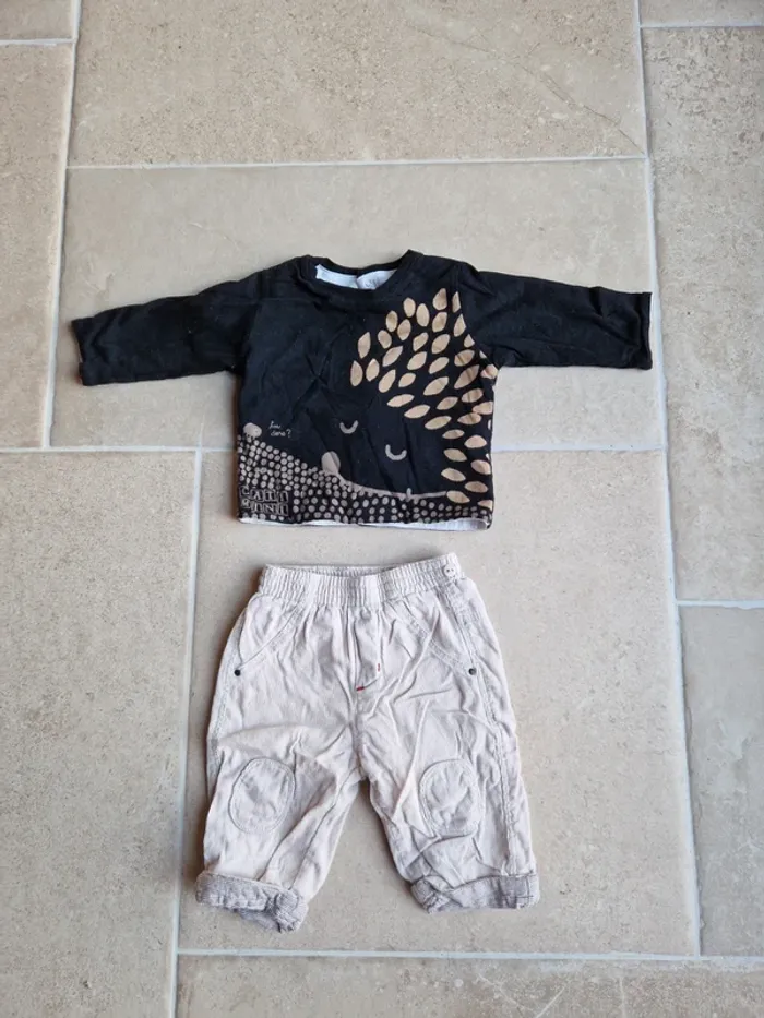 Ensemble bébé garçon 6 mois catimini