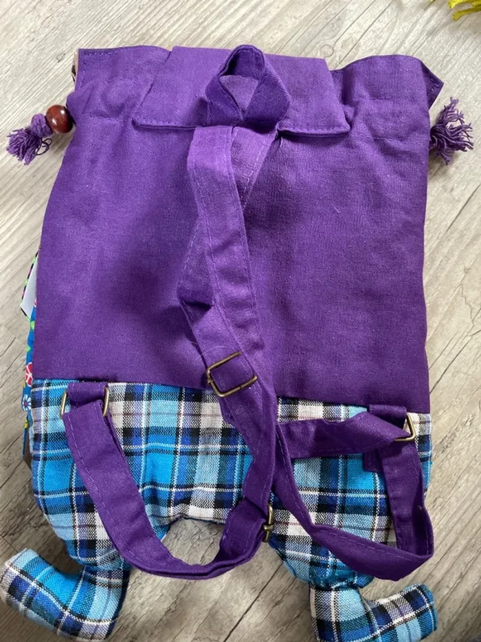 Sac hibou chouette violet - photo numéro 2