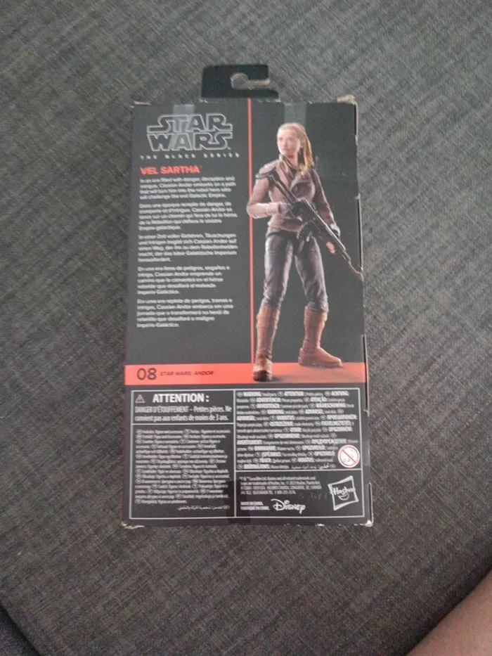 Vel Sartha 15 cm- Andor ( Saga Star Wars )- Black Series - Hasbro - photo numéro 3
