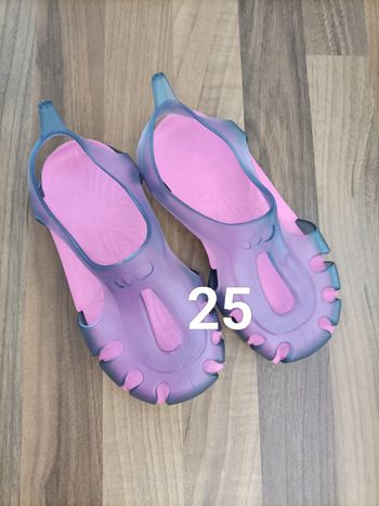 Chaussures aquatiques bleu rose 25 Nabaiji 