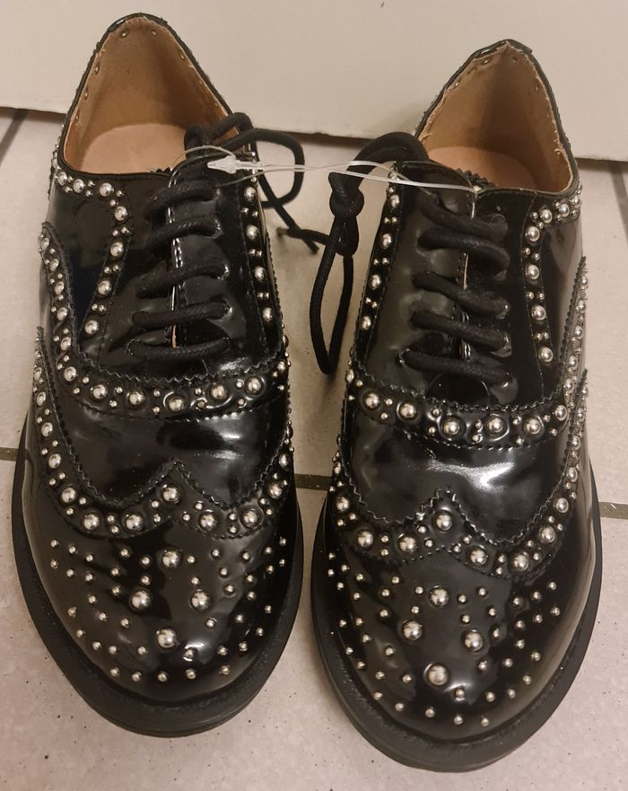 Derbies Morgan vernis noires neuve taille 36 - photo numéro 2