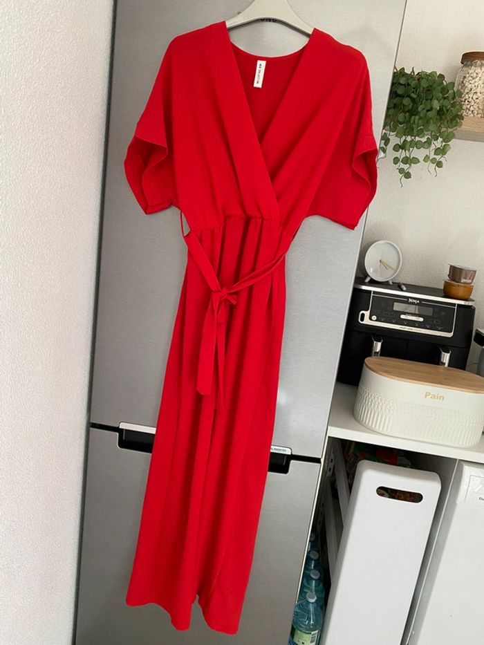 Combinaison été légère rouge New Collection