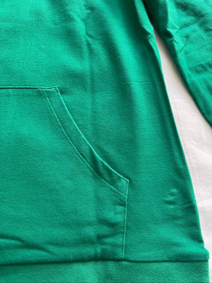 Sweat à capuche le coq sportif vert - photo numéro 3